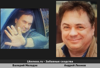 Валерий Меладзе похож на Андрея Леонова