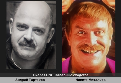 Андрей Тартаков похож на Никиту Михалкова