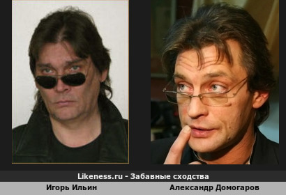 Игорь Ильин похож на Александра Домогарова
