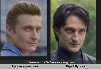 Руслан Чернецкий похож на Юрия Чурсина