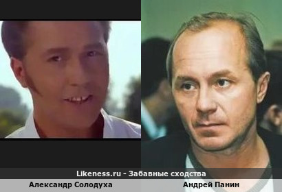 Александр Солодуха похож на Андрея Панина