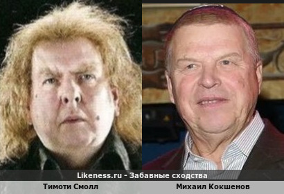 Тимоти Смолл похож на Михаила Кокшенова