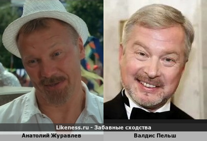 Анатолий Журавлев похож на Валдиса Пельша