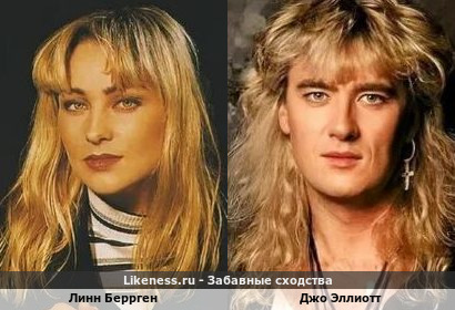 Линн Беррген похожа на Джо Эллиотт