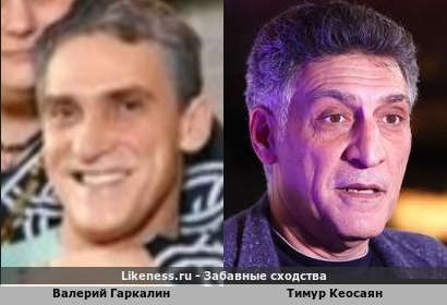 Валерий Гаркалин похож на Тимура Кеосаяна (1-ый Вариант)