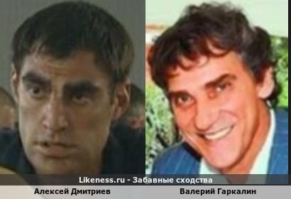 Алексей Дмитриев похож на Валерия Гаркалина (2-ой Вариант)