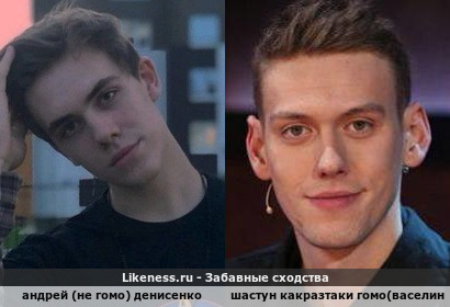 Андрей (не гомо) Денисенко напоминает шастуна какразтаки гомо(васелина)