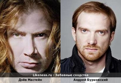 Дэйв Мастейн похож на Андрея Бурковского