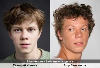 Тимофей Кочнев похож на Егора Сальникова