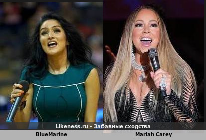 Bluemarine напоминает Mariah Carey