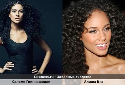 Грузинская модель Саломе Гвиниашвили похожа на Алишу Киз