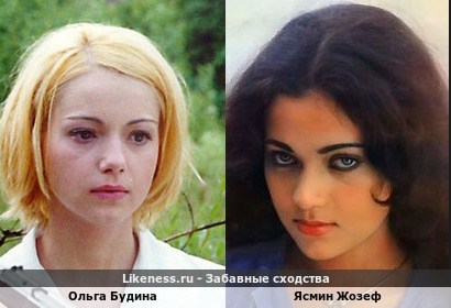Ольга Будина похожа на Ясмину Жозеф