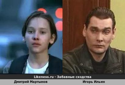 Дмитрий Мартынов похож на Игоря Ильина