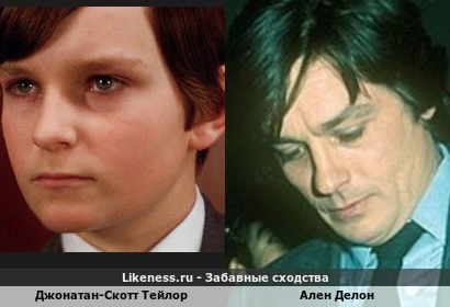 Джонатан-Скотт Тейлор похож на Алена Делона