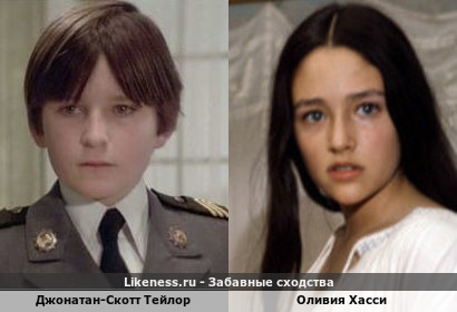 Джонатан-Скотт Тейлор похож на Оливию Хасси