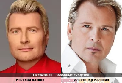 Николай Басков похож на Александра Малинина