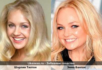 Шарлин Тилтон похожа на Эмму Бантон