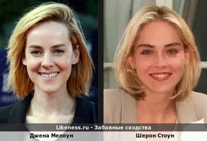 Джена Мелоун похожа на Шерон Стоун