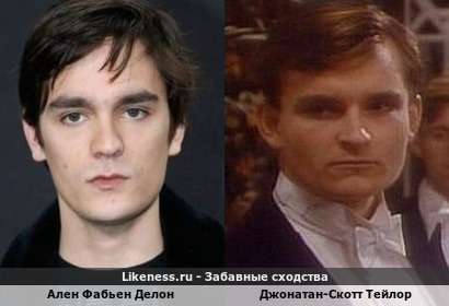 Ален Фабьен Делон похож на Джонатана-Скотта Тейлора