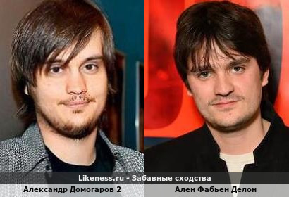 Александр Домогаров 2 похож на Алена Фабьена Делона