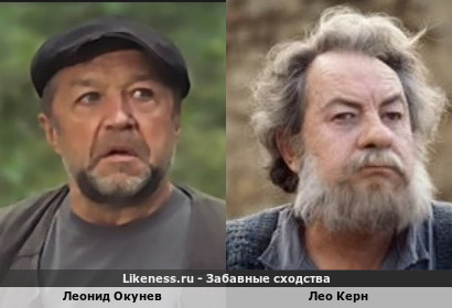 Леонид Окунев похож на Лео Керна