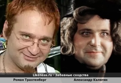 Роман Трахтенберг похож на Александра Калягина