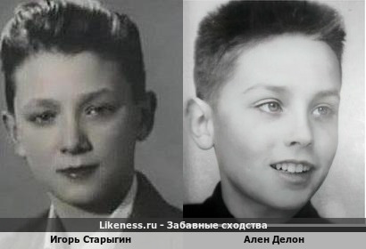 Игорь Старыгин похож на Алена Делона