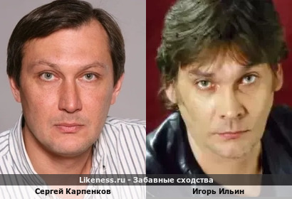 Сергей Карленков похож на Игоря Ильина