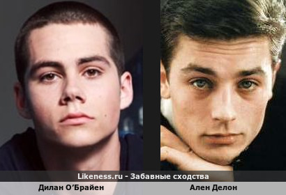 Дилан О&rsquo;брайен похож на Алена Делона