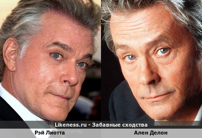 Рэй Лиотта похож на Алена Делона