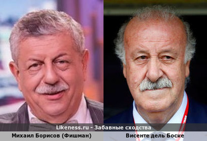 Михаил Борисов (Фишман) похож на Висенте дель Боске