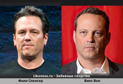 Филл Спенсер похож на Винса Вона