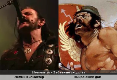 Лемми Килмистер напоминает умирающего дака с иллюстрации Ангуса МакБрайда