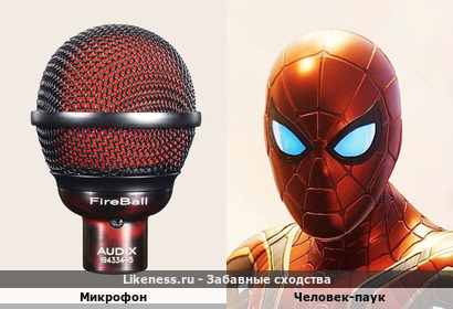 Микрофон напоминает Человека-Паука