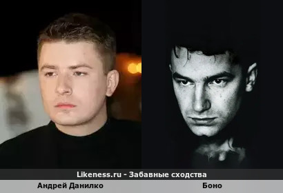 Андрей Данилко похож на Боно