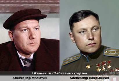 Александр Милютин похож на Александра Покрышкина
