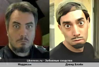 Мэддисон похож на Дэвида Блэйна