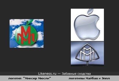 Логотип mixermuesli - как скрещенный Maybach и Apple