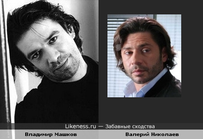 Валерий Николаев и Владимир Машков похожи
