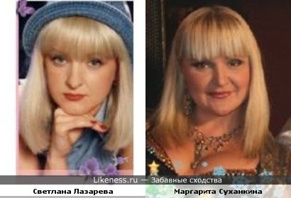 Светлана Лазарева и Маргарита Суханкина