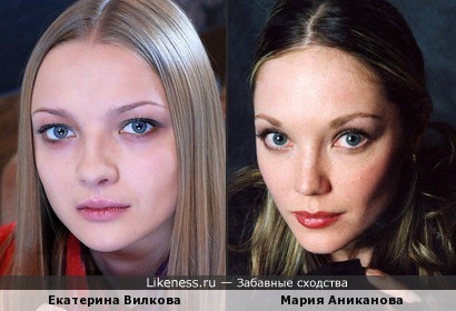 Актрисы Екатерина Вилкова и Мария Аниканова