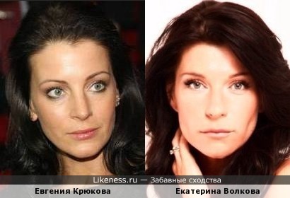 Актрисы Евгения Крюкова и Екатерина Волкова