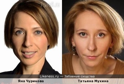 Яна Чурикова и Татьяна Мухина