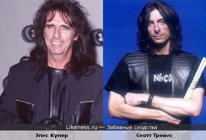 Элис Купер и барабанщик Judas Priest похожи