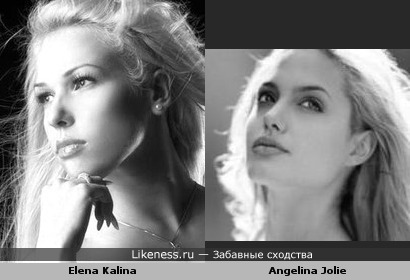 Elena Kalina looks like Angelina Jolie! Fantastic!