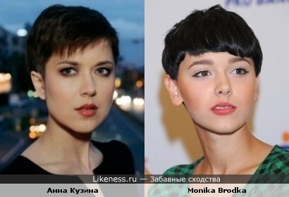 Анна Кузина похожа на польскую певицу