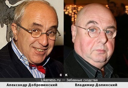 Александр Добровинский и Владимир Долинский