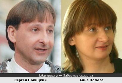 Сергей Новицкий и Анна Попова