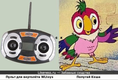 Авиация и анимация: Пульт для вертолёта WLtoys и Попугай Кеша