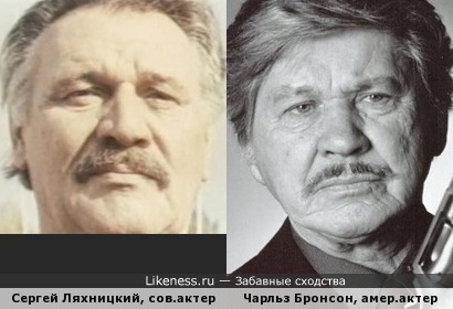 Оцените: Сергей Ляхницкий и Чарльз Бронсон